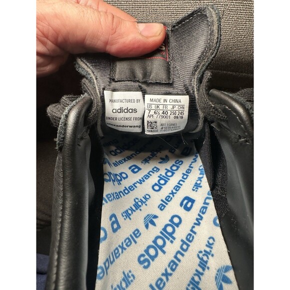 ADIDAS x Alexander Wang BBall Soccer Shoes Mens Size 7 Core Black EG0903 - Picture 9 of 11